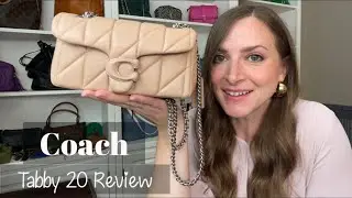 *REVIEW* Coach Tabby 20! Compare to Chanel, What Fits, Mod Shots