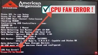 CPU Fan Error Solution