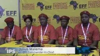 Malema's Economic Freedom Fighters challenge South African establishment