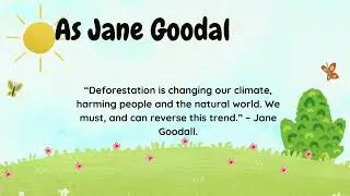 Deforestation Must be stopped(Copywrite-free)