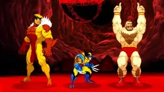 Marvel VS Capcom 2 - Sabretooth/Wolverine/Zangief - Expert Difficulty Playthrough