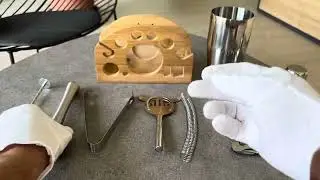 Set Shaker Cocktail Kit Barman con Supporto, Set ben realizzato e davvero completo
