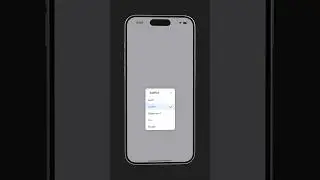 Custom DropDown Menu with SwiftUI