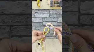 Обязательно запомни эту хитрость! Как можно легко соединить две веревки между собой? #shorts