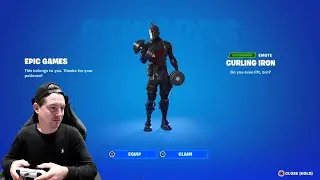 Finally Unlocking FREE Fortnite Emote CURLING IRON Free Fortnite Emote Reward Unlocked Today