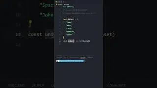👉 REMOVE DUPLICATES FROM AN ARRAY 