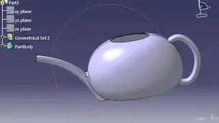 CATIA V5 TUTORIAL - Hot Water Tea KETLEY
