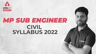 MP SUB Engineer Syllabus 2022 | MP SUB Engineer Civil Syllabus