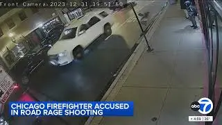Video allegedly shows hit-and-run before shooting involving Chicago firefighter