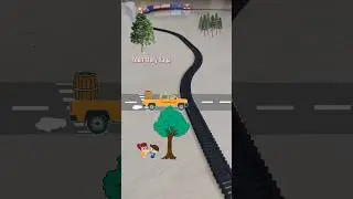 Fast going Mini Truck dropped Wine Barrel on the track and the train is approaching fast | USA