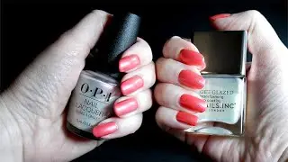 Comparing NEW Glazed Top Coats | OPI vs. Nails Inc.