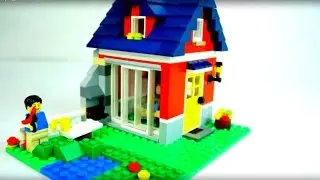 Собираем дом из конструктора LEGO