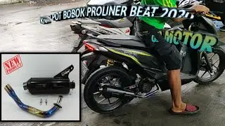 Honda Beat 2020./pasang knalpot Standar Resing.