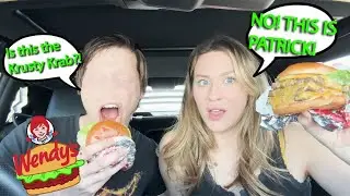 WE TRIED THE WENDY'S KRABBY PATTY MUKBANG