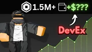 Converting $1,500,000 Robux into REAL MONEY as a Roblox Developer