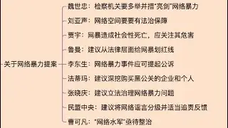 两会召开 多位人大代表呼吁网暴立法并对严重事件提起公诉 【zhang zhehan 张哲瀚】