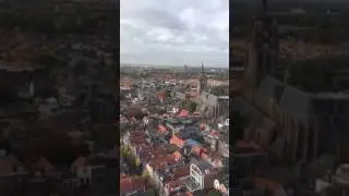 Делфт с башни Ниуе Керк