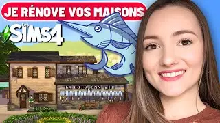 Je rénove VOS maisons | TRANSFORMER UNE POISSONNERIE EN PIZZERIA ? 🍕 Sims 4