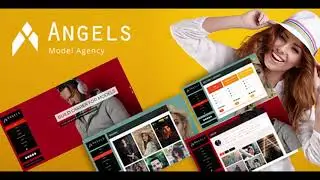 Angel - Fashion Model Agency WordPress CMS Theme | Themeforest Website Templates and Themes
