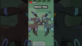 Inverting the Colors of Espeon, Umbreon, and Sylveon || #shorts #pokemon #shinypokemon