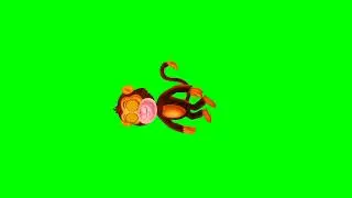 Monkey green screen no copyright free video/Monkey green screen video #cartoongreenscreenvideo