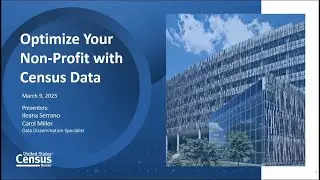 Optimize Your  Non Profit with Census Data