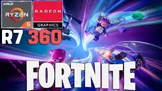 Fortnite Chapter 5 - R7 360 2GB - 1080p, Performance mode
