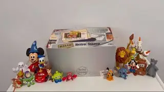 Miniso Disney 100 Retro Stamp FULL CASE Blind Box Unboxing Collection w/ Mickey, Stitch, Buzz, Pooh