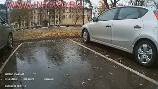 INTEGO работа комбо устройства VX-1300S с камерой заднего вида VX-050