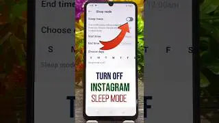 How to disable sleep mode in Instagram || instagram me sleep mode kaise off kare