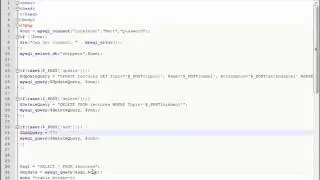 PHP Lesson 40 - Adding, Deleting, Updating, and Displaying Records from a MySQL Database