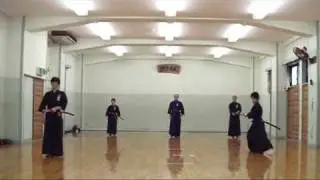 三段参加者演武