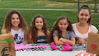 Chicken Nugget Challenge!!  (Haschak Sisters)