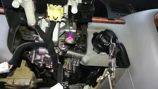 Снятие замка зажигания КИА