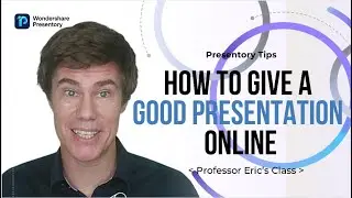 How to Give a Good Presentation Online