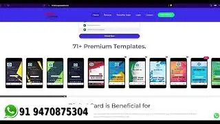 Digital business card Website only 2999 | Sell unlimited digital business card and make money online