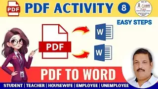 PDF TO WORD कैसे बनाएं |HOW TO CONVERT PDF TO WORD |PDF USE FOR FREE