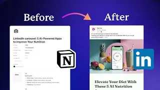 How to Turn Notion Pages Into AMAZING Social Media posts with AI