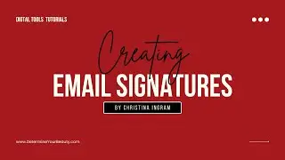Creating an Email signatures in Canva
