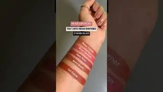 Browny Pinky nudes that suits most Indian skintone💄💄@SUGARCosmetics#nykaa #lipswatch #shortsyoutube