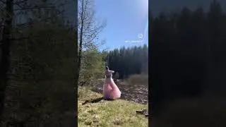 Сезон купания и танцев в лесу #спорт #морж #танцы #красивоеплатье