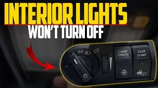 Interior Lights Won’t Turn Off - Commom Causes & How to Fix?