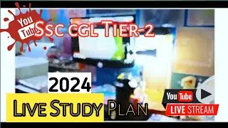 Study Live with me 📚 !! Mts 2024 NTPC  Chsl ,Cgl mains 2024  ,CGL 2025 