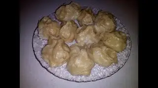 Манты из куриного фарша.