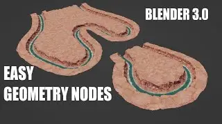 Easy Geometry Nodes Curves - BLENDER 3.0