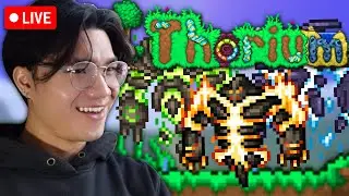 🔴LIVE: Quick Terraria Thorium Set-Up Session + Follow My Twitch Or Explode