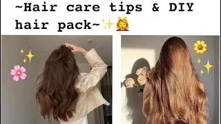 Hair care Tips and DIY hair pack to solve your all hair concerns✨♥️💆‍♀️
