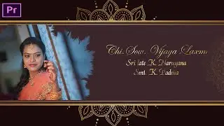 WhatsApp wedding Invitation | in telugu | Mahesh Kopool