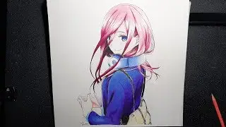 Drawing Miku Nakano - The Quintessential Quintuplets/5Toubun no Hanayome(5等分の花嫁絵)