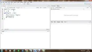 R Programming: While Loops in Rstudio